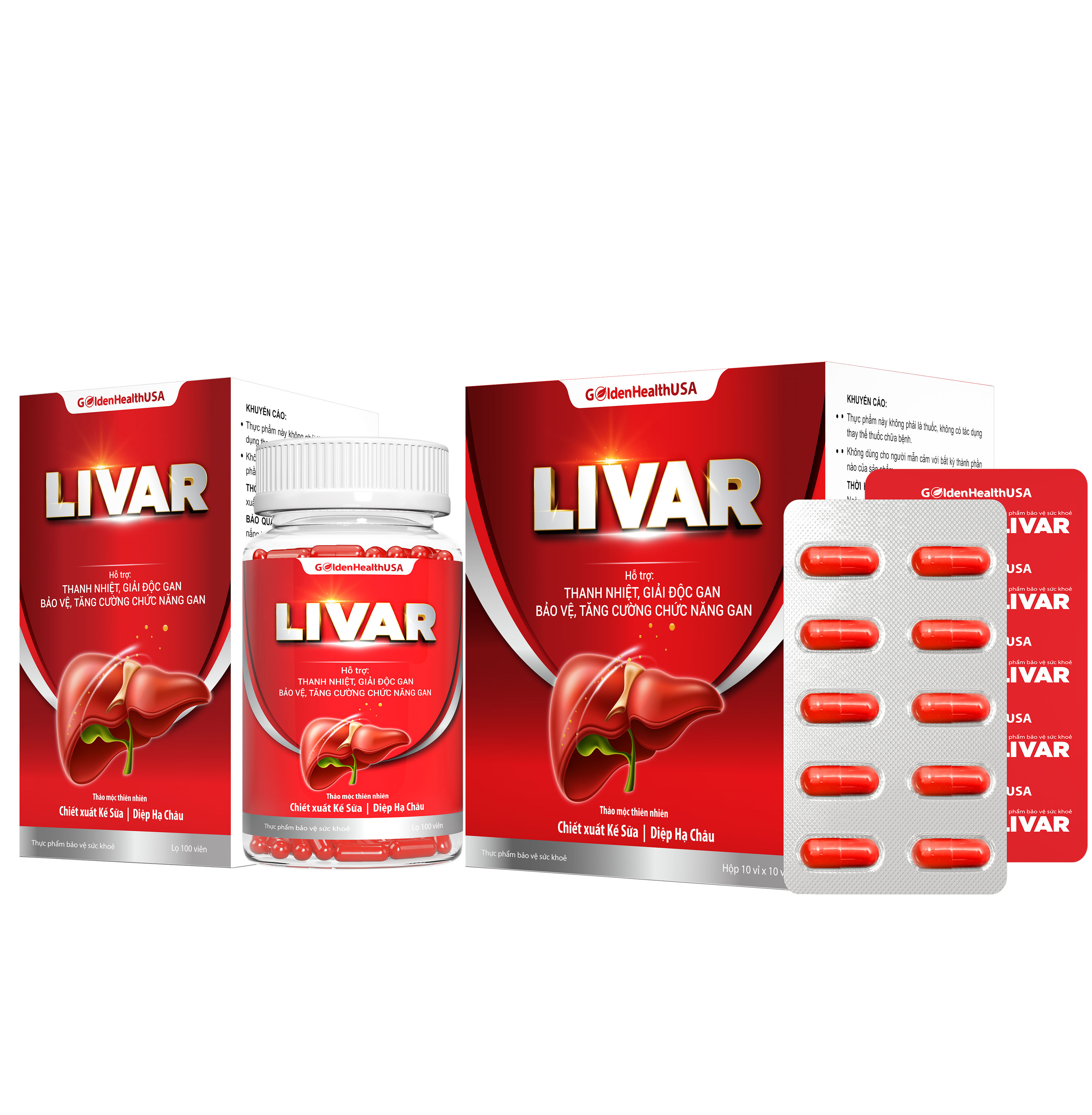 LIVAR- Hỗ trợ thanh nhiệt, giải độc gan